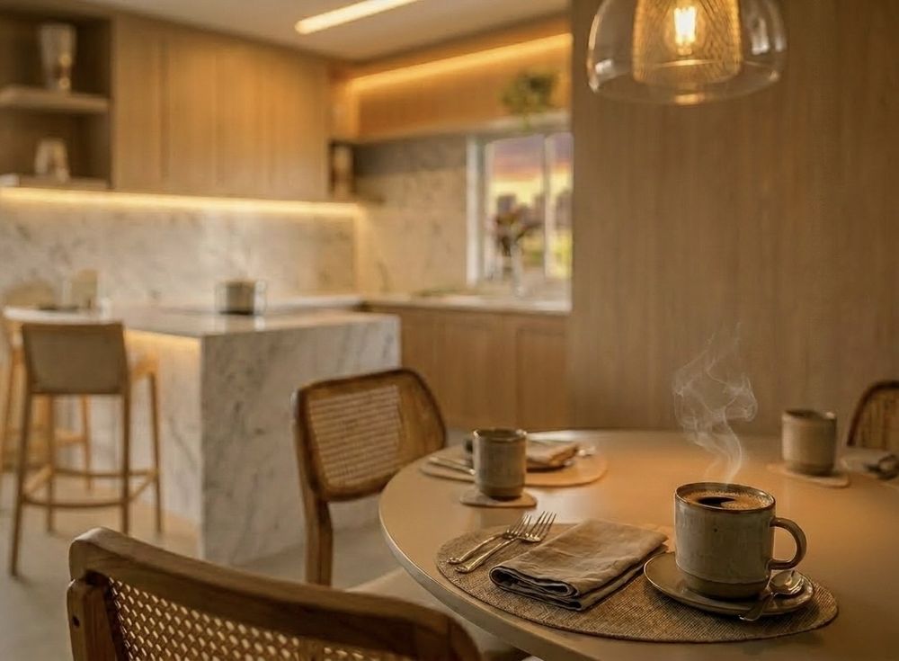 Mesa de café da manhã